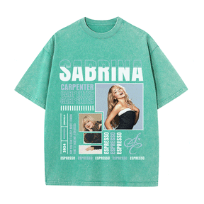 RDMCLOTHINGART tapestry hoodie SABRINA CARPENTER HEAVY WEIGHT COTTON TEE-9019