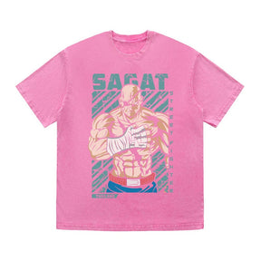 RDMCLOTHINGART tapestry hoodie SAGAT HEAVY COTTON TEES-9430