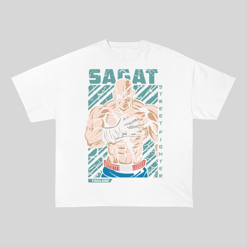RDMCLOTHINGART tapestry hoodie SAGAT HEAVY COTTON TEES-9430