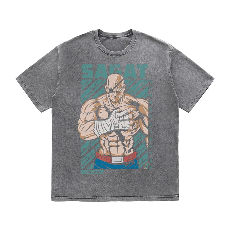 RDMCLOTHINGART tapestry hoodie SAGAT HEAVY COTTON TEES-9430