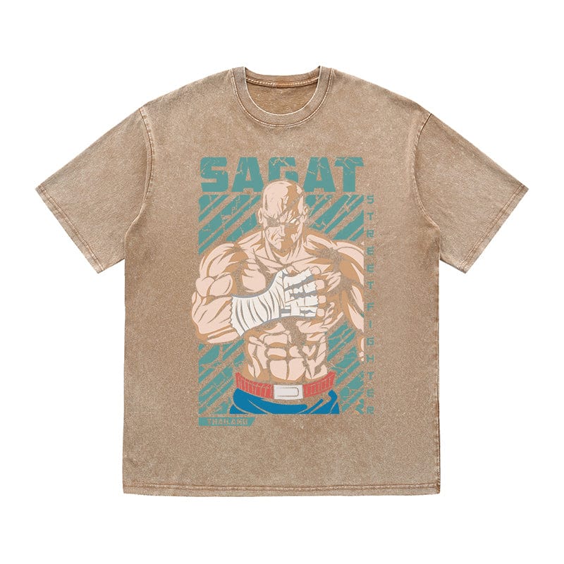 RDMCLOTHINGART tapestry hoodie SAGAT HEAVY COTTON TEES-9430
