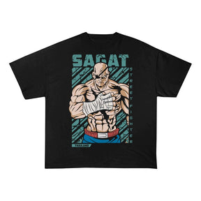 RDMCLOTHINGART tapestry hoodie SAGAT HEAVY COTTON TEES-9430