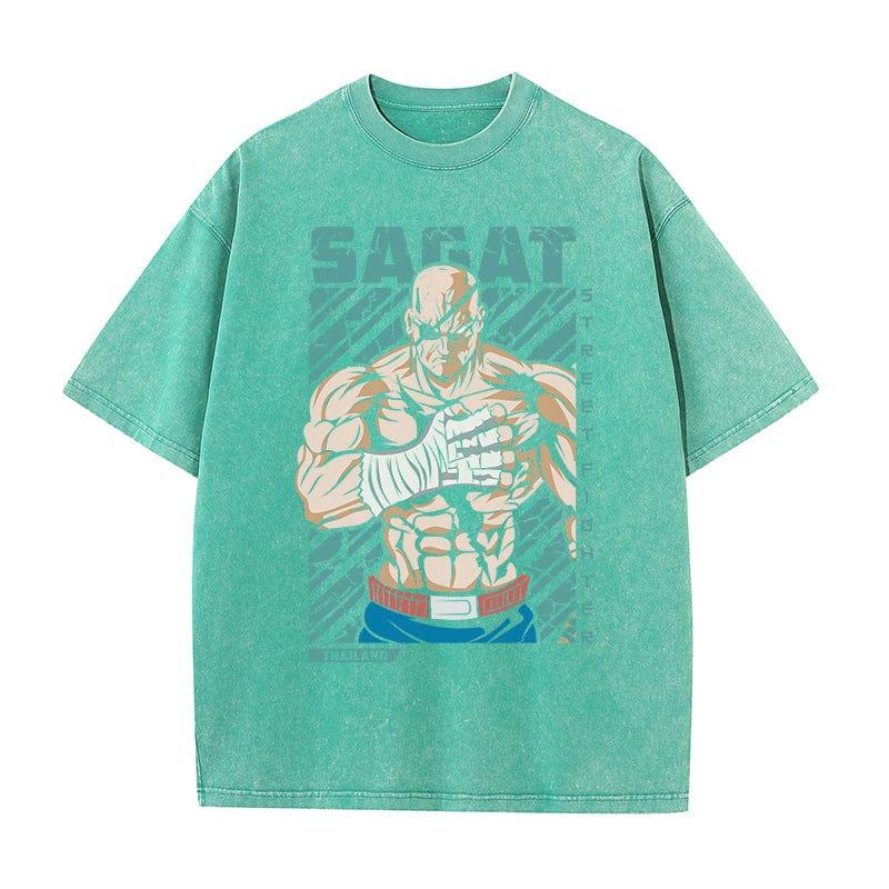 RDMCLOTHINGART tapestry hoodie SAGAT HEAVY COTTON TEES-9430