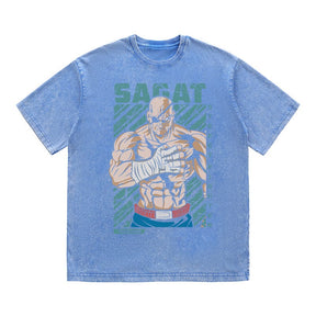 RDMCLOTHINGART tapestry hoodie SAGAT HEAVY COTTON TEES-9430