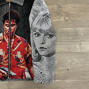 SCARFACE 1983 TAPESTRY JACKET - RDMCLOTHINGART