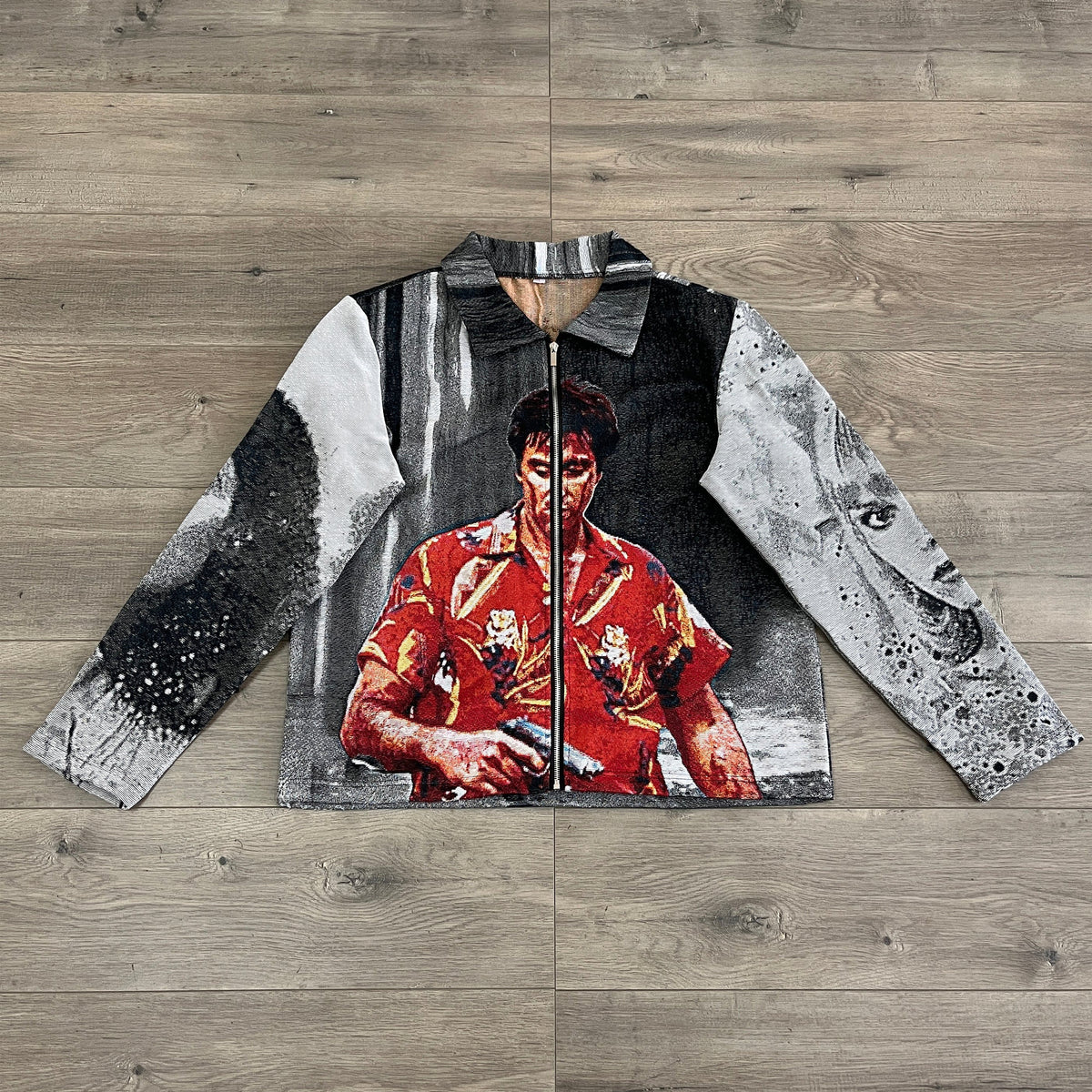 SCARFACE 1983 TAPESTRY JACKET - RDMCLOTHINGART