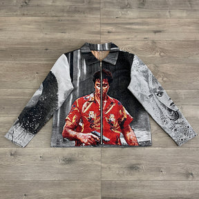 SCARFACE 1983 TAPESTRY JACKET - RDMCLOTHINGART