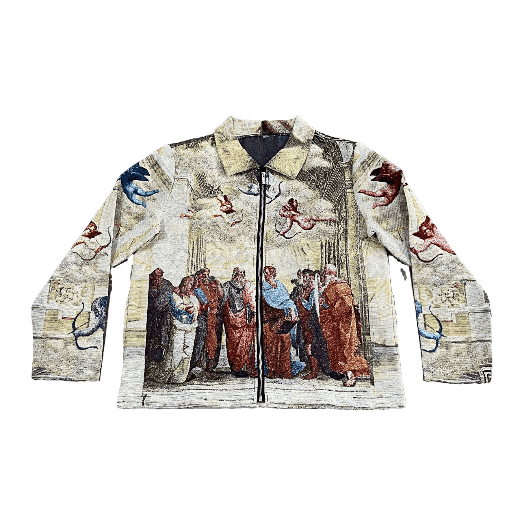 SCHOOL ATHENS TAPESTRY JACKET - RDMCLOTHINGART