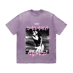 RDMCLOTHINGART tapestry hoodie SELENA GOMEZ HEAVY WEIGHT COTTON TEE-8945