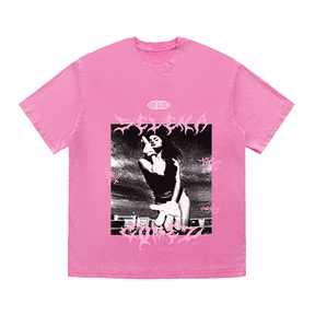 RDMCLOTHINGART tapestry hoodie SELENA GOMEZ HEAVY WEIGHT COTTON TEE-8945