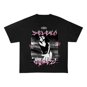 RDMCLOTHINGART tapestry hoodie SELENA GOMEZ HEAVY WEIGHT COTTON TEE-8945