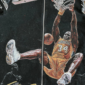 RDMCLOTHINGART tapestry hoodie SHAQ TAPESTRY JACKET