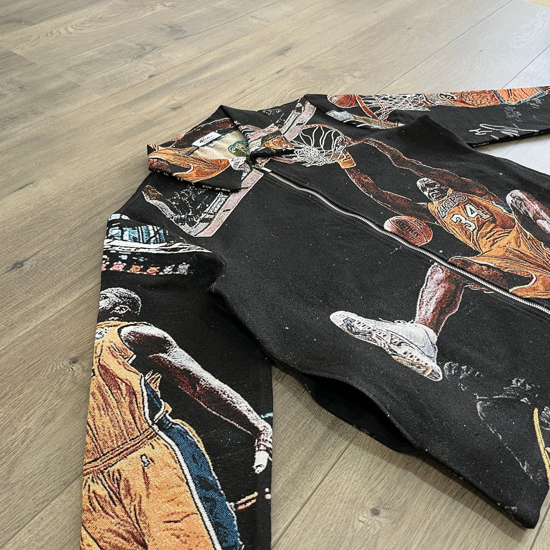 RDMCLOTHINGART tapestry hoodie SHAQ TAPESTRY JACKET
