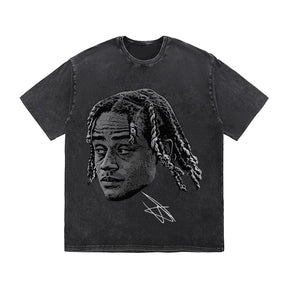 RDMCLOTHINGART tapestry hoodie SIMONS HEAVY COTTON TEES-9651