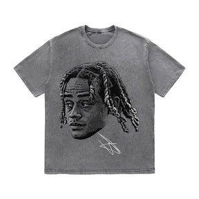 RDMCLOTHINGART tapestry hoodie SIMONS HEAVY COTTON TEES-9651