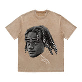 RDMCLOTHINGART tapestry hoodie SIMONS HEAVY COTTON TEES-9651