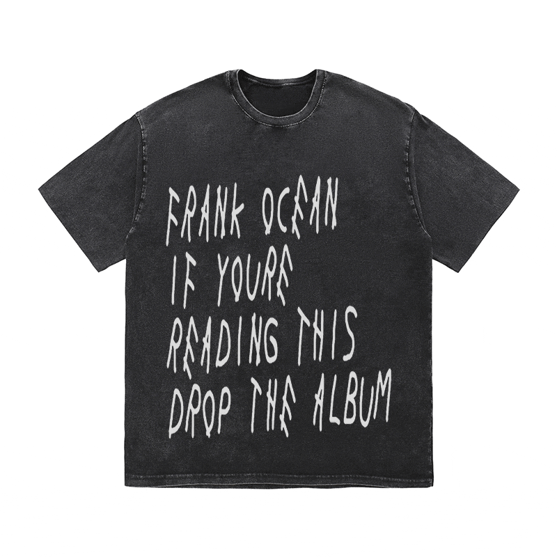 RDMCLOTHINGART tapestry hoodie SLOGAN HEAVY COTTON TEES-9330