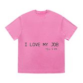 RDMCLOTHINGART tapestry hoodie SLOGAN HEAVY COTTON TEES-9508