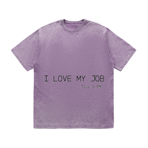 RDMCLOTHINGART tapestry hoodie SLOGAN HEAVY COTTON TEES-9508