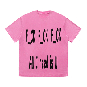 RDMCLOTHINGART tapestry hoodie SLOGAN HEAVY COTTON TEES-9598