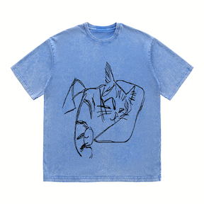 RDMCLOTHINGART tapestry hoodie SLOGAN HEAVY COTTON TEES-9599