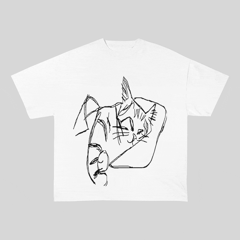 RDMCLOTHINGART tapestry hoodie SLOGAN HEAVY COTTON TEES-9599