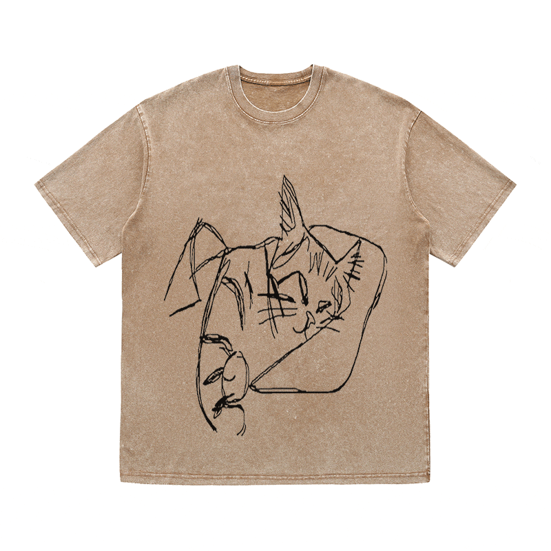 RDMCLOTHINGART tapestry hoodie SLOGAN HEAVY COTTON TEES-9599