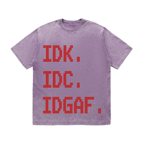 RDMCLOTHINGART tapestry hoodie SLOGAN HEAVY COTTON TEES-9603