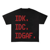 RDMCLOTHINGART tapestry hoodie SLOGAN HEAVY COTTON TEES-9603