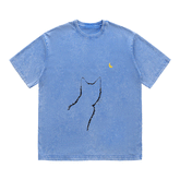 RDMCLOTHINGART tapestry hoodie SLOGAN HEAVY COTTON TEES-9667