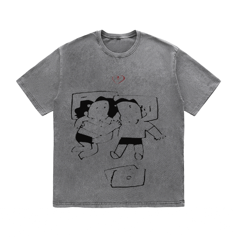 RDMCLOTHINGART tapestry hoodie SLOGAN HEAVY COTTON TEES-9668