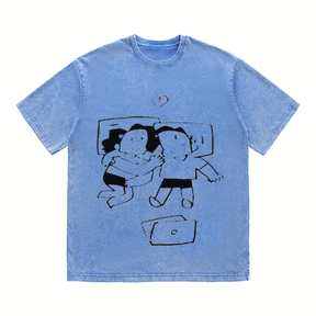 RDMCLOTHINGART tapestry hoodie SLOGAN HEAVY COTTON TEES-9668