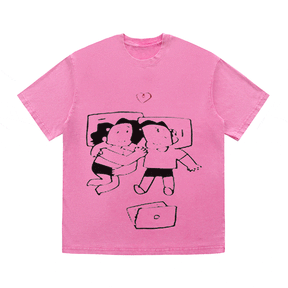 RDMCLOTHINGART tapestry hoodie SLOGAN HEAVY COTTON TEES-9668