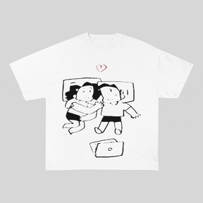 RDMCLOTHINGART tapestry hoodie SLOGAN HEAVY COTTON TEES-9668