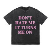 RDMCLOTHINGART tapestry hoodie SLOGAN HEAVY COTTON TEES-9693