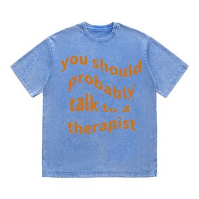 RDMCLOTHINGART tapestry hoodie SLOGAN HEAVY COTTON TEES-9696