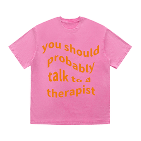 RDMCLOTHINGART tapestry hoodie SLOGAN HEAVY COTTON TEES-9696