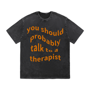 RDMCLOTHINGART tapestry hoodie SLOGAN HEAVY COTTON TEES-9696