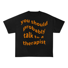 RDMCLOTHINGART tapestry hoodie SLOGAN HEAVY COTTON TEES-9696