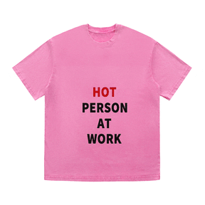 RDMCLOTHINGART tapestry hoodie SLOGAN HEAVY COTTON TEES-9705