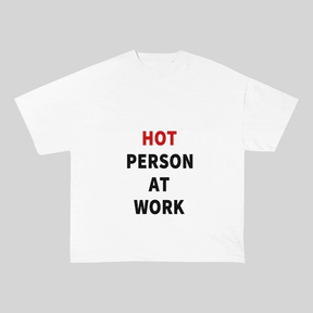 RDMCLOTHINGART tapestry hoodie SLOGAN HEAVY COTTON TEES-9705