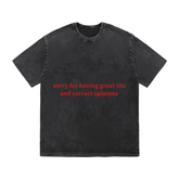 RDMCLOTHINGART tapestry hoodie SLOGAN HEAVY COTTON TEES-9714