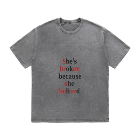 RDMCLOTHINGART tapestry hoodie SLOGAN HEAVY COTTON TEES-9716