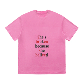 RDMCLOTHINGART tapestry hoodie SLOGAN HEAVY COTTON TEES-9716