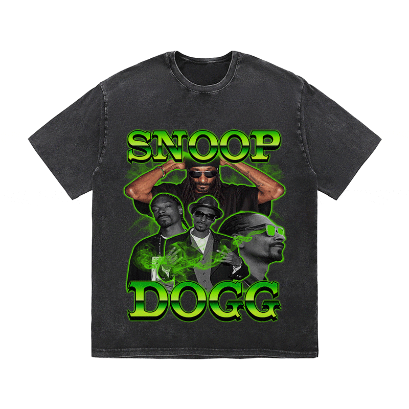 RDMCLOTHINGART tapestry hoodie SNOOP DOGG HEAVY WEIGHT COTTON TEE-9136