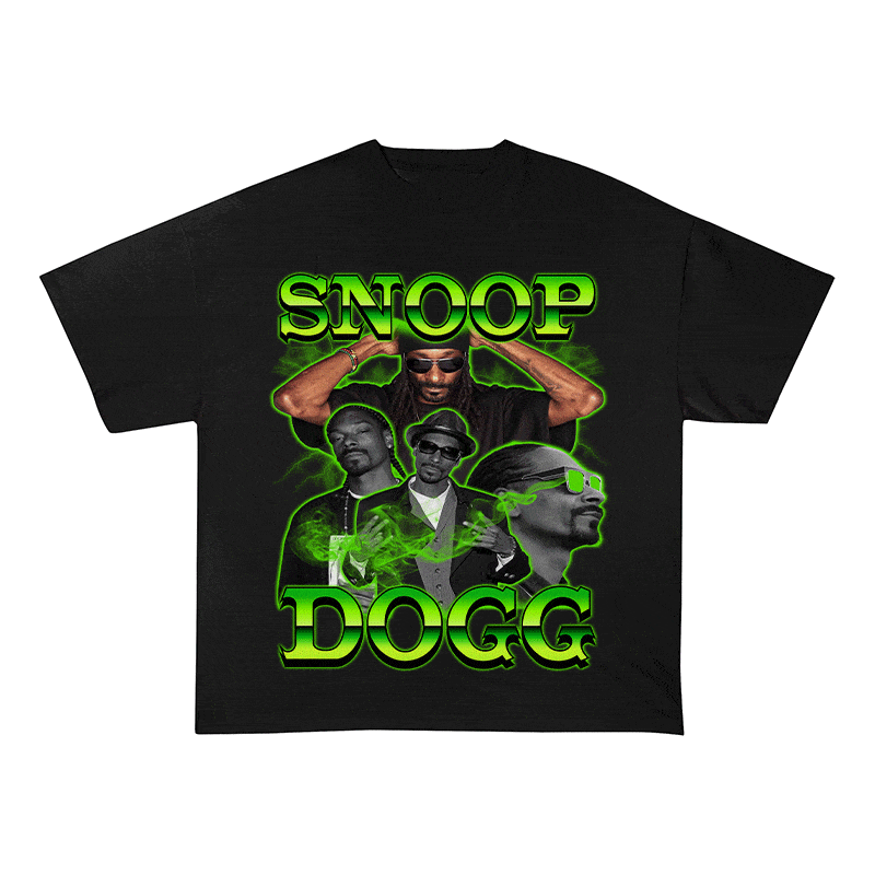 RDMCLOTHINGART tapestry hoodie SNOOP DOGG HEAVY WEIGHT COTTON TEE-9136