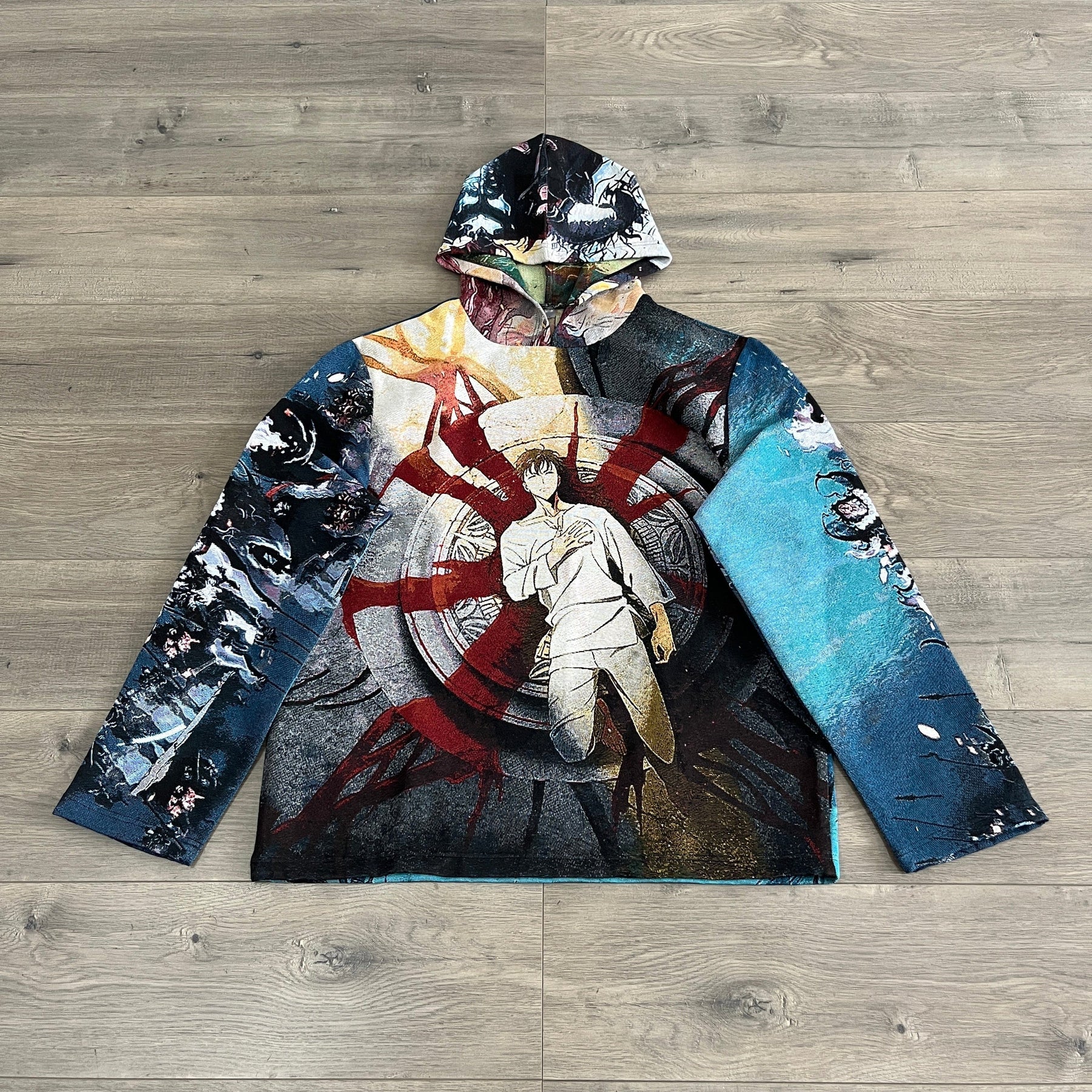 RDMCLOTHINGART tapestry hoodie SOLO LEVELING TAPESTRY HOODIE