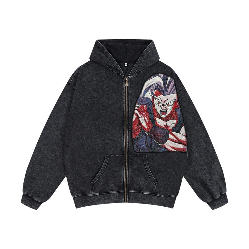 RDMCLOTHINGART tapestry hoodie SON GOHAN TAPESTRY PATCH HOODIE-9252