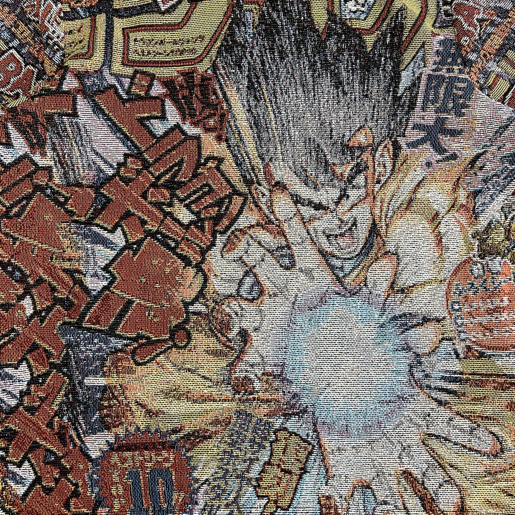 SON GOKU TAPESTRY HOODIE - RDMCLOTHINGART