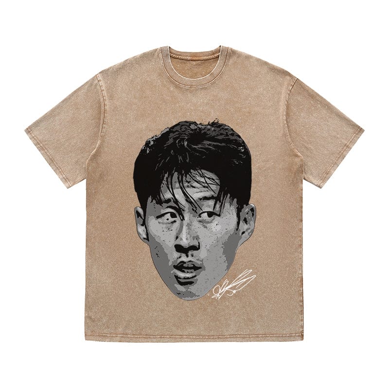 RDMCLOTHINGART tapestry hoodie SON HEUNG MIN HEAVY COTTON TEES-9654